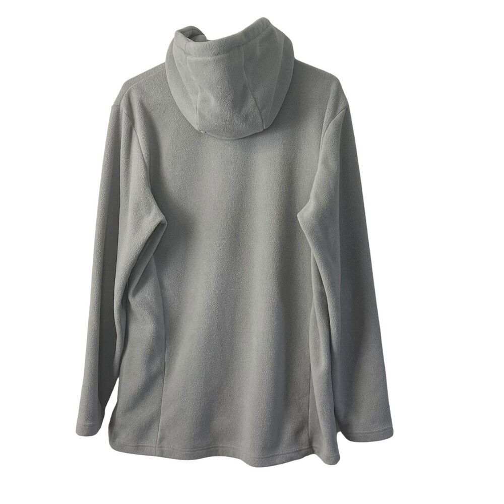 Gymshark Fleece Hoodie Mens Medium Gray Pullover Sweatshirt Drawstring - Picture 2 of 10